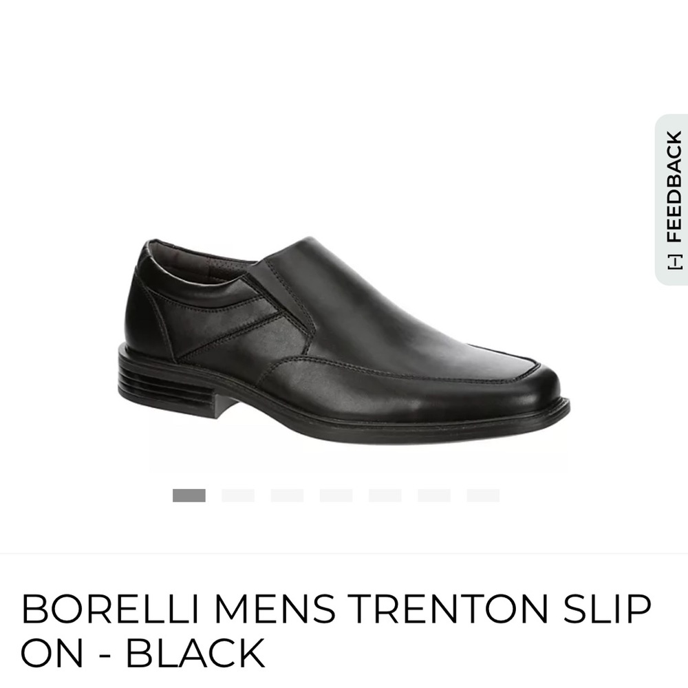 BORELLI MENS TRENTON SLIP ON - BLACK